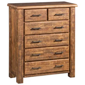Rotorua New Zealand Pine Timber 6 Drawer Tallboy by Rivendell Furniture, a Dressers & Chests of Drawers for sale on Style Sourcebook