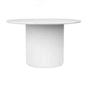 Arlo Wooden Round Dining Table, 120cm, White by Cozy Lighting & Living, a Dining Tables for sale on Style Sourcebook