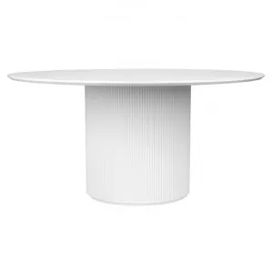 Arlo Wooden Round Dining Table, 150cm, White by Cozy Lighting & Living, a Dining Tables for sale on Style Sourcebook