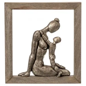 Nadal Sculpture In Frame Wall Decor, Mother & Child by Casa Uno, a Wall Hangings & Decor for sale on Style Sourcebook