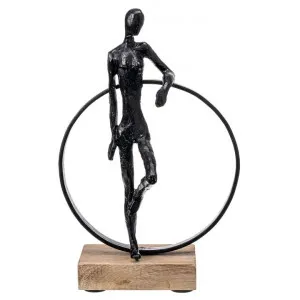 Sheraton Sculputure Ornament, Man with Ring by Casa Sano, a Statues & Ornaments for sale on Style Sourcebook