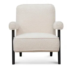 Marchmont Fabric & Timber Armchair, Ivory by Conception Living, a Chairs for sale on Style Sourcebook