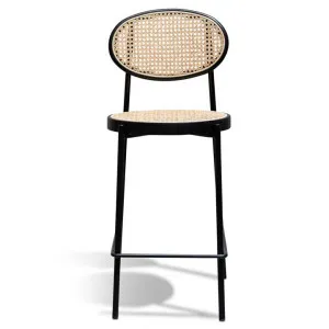 Loritta Rattan & Steel Counter Stool, Rattan Seat, Set of 2 by Conception Living, a Bar Stools for sale on Style Sourcebook