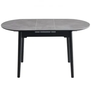 Gael Oval Ceramic Top Pop Up Extension Dining Table, 110-140cm, Greystone by Viterbo Modern Furniture, a Dining Tables for sale on Style Sourcebook