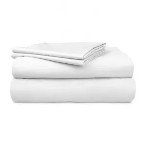 Algodon 300TC Cotton Sheet Set, Double, White by Algodon, a Bedding for sale on Style Sourcebook