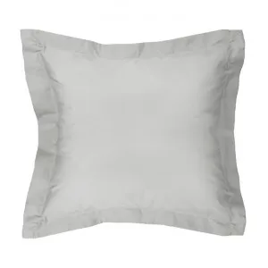 Algodon 300TC Cotton Euro Pillowcase, Silver by Algodon, a Bedding for sale on Style Sourcebook