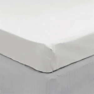 Algodon 300TC Cotton Fitted Sheet, Long Single, White by Algodon, a Bedding for sale on Style Sourcebook