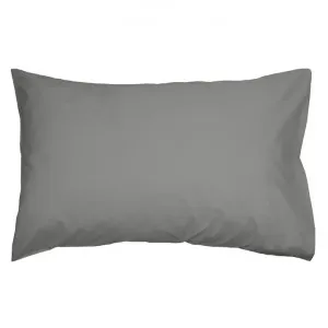 Algodon 300TC Cotton Pillowcase, Twin Pack, Charcoal by Algodon, a Bedding for sale on Style Sourcebook