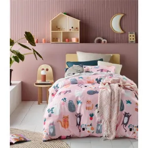 Happy Kids Miaow "Glow In The Dark" Quilt Cover Set, Double by Happy Kids, a Bedding for sale on Style Sourcebook