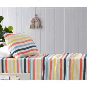 Happy Kids Seaside Printed Microfibre Sheet Set, Single by Happy Kids, a Bedding for sale on Style Sourcebook