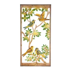 Tweets On Branches Laser Cut Rustic Metal Wall Art, 91cm by Want GiftWare, a Wall Hangings & Decor for sale on Style Sourcebook