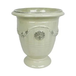 Anduze Ceramic Garden Planter, Large, Off White by Florabelle, a Plant Holders for sale on Style Sourcebook
