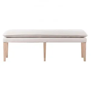 Osaka Linen Fabric Bench, 130cm, Off White by Florabelle, a Benches for sale on Style Sourcebook