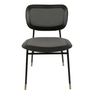 Seda Leather Dining Chair, Black by Florabelle, a Dining Chairs for sale on Style Sourcebook