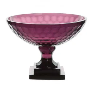 Hunter Honeycomb Glass Goblet Bowl, Amethyst by Florabelle, a Decorative Plates & Bowls for sale on Style Sourcebook