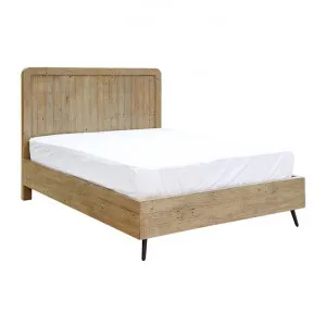 Valletta Reclaimed Timber Platform Bed, Queen by PGT Reclaimed, a Beds & Bed Frames for sale on Style Sourcebook