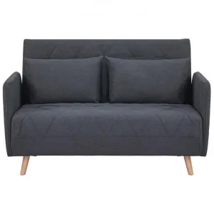 Alnes Fabric Clic Clac Sofa Bed, Double, Charcoal by Winsun Furniture, a Sofa Beds for sale on Style Sourcebook