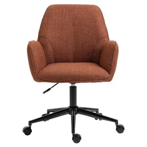 Hecate Fabric Gas Lift Office Chair, Rust by Blissful Nest, a Chairs for sale on Style Sourcebook