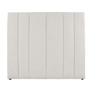 Soho Boucle Fabric Bed Headboard, Queen, White by Cozy Lighting & Living, a Bed Heads for sale on Style Sourcebook