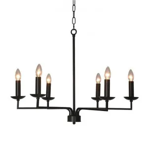 Edmond Iron Chandlelier, Small by Provencal Treasures, a Chandeliers for sale on Style Sourcebook