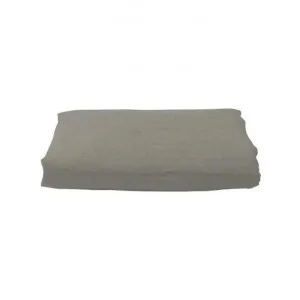 Emilie Linen Fitted Sheet, King, Fog by Provencal Treasures, a Bedding for sale on Style Sourcebook