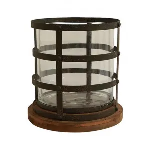 Jonas Iron Cage Hurricane, Large by French Country Collection, a Lanterns for sale on Style Sourcebook