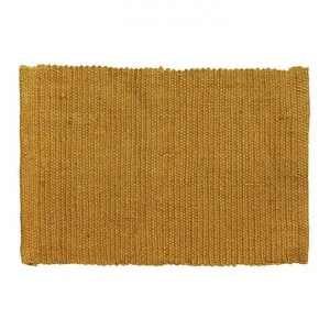 Ruskin Jute Placemat, Turmeric by Provencal Treasures, a Tableware for sale on Style Sourcebook