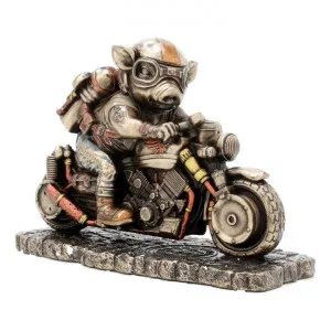 Veronese Cold Cast Bronze Coated Steampunk Statue, Speed Bacon by Veronese, a Statues & Ornaments for sale on Style Sourcebook