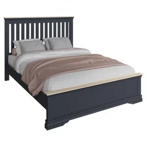 Winchester Wooden Bed, Queen, Midnight Grey by Krendler Furniture, a Beds & Bed Frames for sale on Style Sourcebook