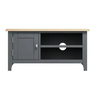 Mannford Wooden Single Door TV Unit, 90cm, Grey by Krendler Furniture, a Entertainment Units & TV Stands for sale on Style Sourcebook