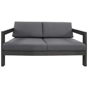 Biloxi Aluminium Outdoor Sofa, 2 Seater, Charcoal by Dodicci, a Outdoor Sofas for sale on Style Sourcebook