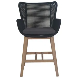 Walmer Eucalyptus Timber Outdoor Bar Chair by Dodicci, a Outdoor Chairs for sale on Style Sourcebook