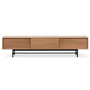 Kyneton Wooden Sliding Door TV Unit, 210cm, Natural by Conception Living, a Entertainment Units & TV Stands for sale on Style Sourcebook