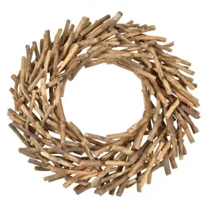 Noel Paulownia Wood Twig Wreath, 50cm by Casa Uno, a Wall Hangings & Decor for sale on Style Sourcebook