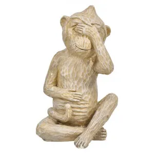 Wise Monkey Statue, See No Evil by Casa Uno, a Statues & Ornaments for sale on Style Sourcebook