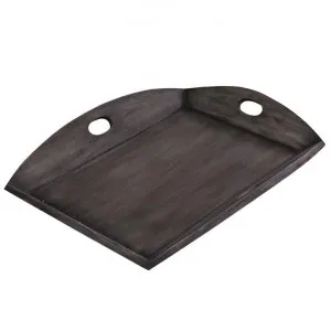 Homestead Solid Mahogany Timber Tray, Smokey Grey by Chateau Legende, a Trays for sale on Style Sourcebook