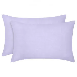 Vintage Design Homeware French Linen Standard Pillowcase, Pack of 2, Lilac by Vintage Design Homeware, a Bedding for sale on Style Sourcebook