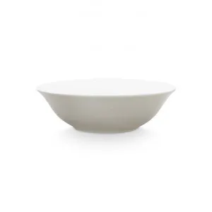 VTWonen Michallon Porcelain Round Bowl, 18cm, Flax / White by vtwonen, a Bowls for sale on Style Sourcebook