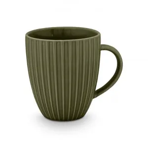 VTWonen Relievo Porcelain Regular Mug, Dark Green by vtwonen, a Cups & Mugs for sale on Style Sourcebook