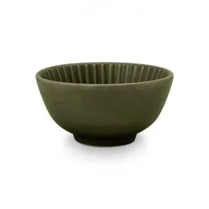 VTWonen Relievo Porcelain Small Bowl, Set of 4, Dark Green by vtwonen, a Bowls for sale on Style Sourcebook