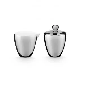 VTWonen Michallon Porcelain Creamer & Sugar Bowl Set, Silver by vtwonen, a Bowls for sale on Style Sourcebook