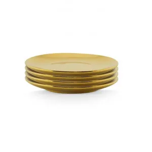 VTWonen Michallon Porcelain Side Plate, 12cm, Set of 4, Gold by vtwonen, a Plates for sale on Style Sourcebook