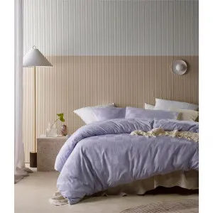 Accessorize Tipo Quilt Cover Set, King, Lilac by Accessorize Bedroom Collection, a Bedding for sale on Style Sourcebook