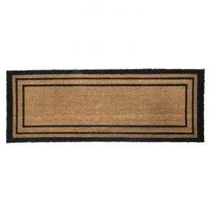 Ranchslider Coir Doormat, Line Border, 120x40cm by A.Ross Living, a Doormats for sale on Style Sourcebook