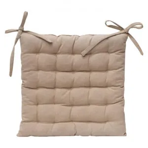 Afton Cotton Indoor / Outdoor Chair Pad, Taupe by A.Ross Living, a Cushions, Decorative Pillows for sale on Style Sourcebook