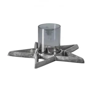Gorse Metal Star Candle Holder, Silver by Casa Bella, a Candle Holders for sale on Style Sourcebook