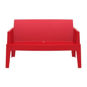 Siesta Box Commercial Grade Indoor / Outdoor Sofa, 2 Seater, Red by Siesta, a Sofas for sale on Style Sourcebook