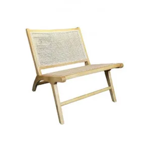 Elsey Timber & Rattan Lounge Chair, Natural by Montego, a Chairs for sale on Style Sourcebook