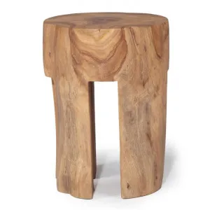 Bovina Teak Timber Side Table by Ambience Interiors, a Side Table for sale on Style Sourcebook
