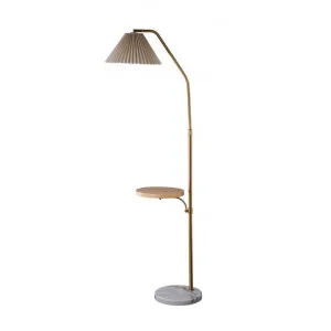 Rani Pleated Shade Floor Lamp by Lexi Lighting, a Floor Lamps for sale on Style Sourcebook